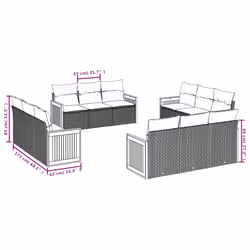 VidaXL 3259920 ensemble de meubles de jardin