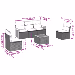 VidaXL 3259938 ensemble de meubles de jardin