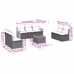 VidaXL 3259962 ensemble de meubles de jardin