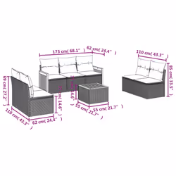 VidaXL 3259967 ensemble de meubles de jardin