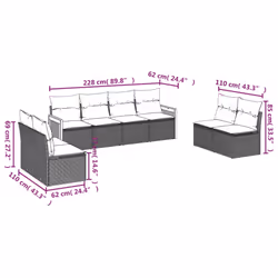 VidaXL 3259977 ensemble de meubles de jardin