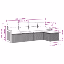 VidaXL 3259998 ensemble de meubles de jardin