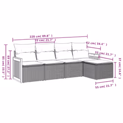 VidaXL 3260007 ensemble de meubles de jardin