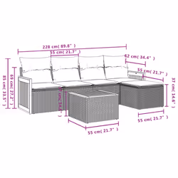 VidaXL 3260009 ensemble de meubles de jardin