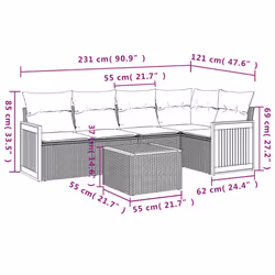 VidaXL 3260032 ensemble de meubles de jardin