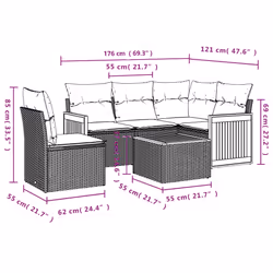 VidaXL 3260057 ensemble de meubles de jardin