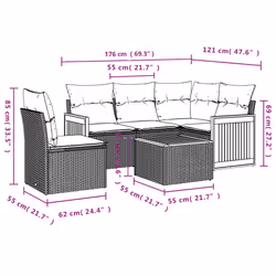 VidaXL 3260064 ensemble de meubles de jardin