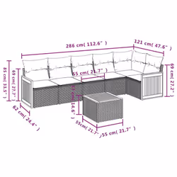 VidaXL 3260074 ensemble de meubles de jardin