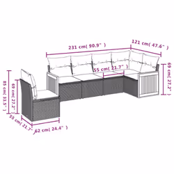 VidaXL 3260095 ensemble de meubles de jardin