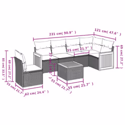 VidaXL 3260096 ensemble de meubles de jardin