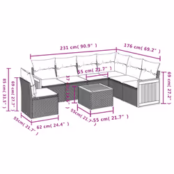 VidaXL 3260105 ensemble de meubles de jardin