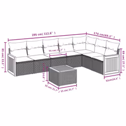 VidaXL 3260119 ensemble de meubles de jardin