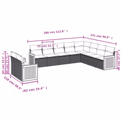 VidaXL 3260194 ensemble de meubles de jardin
