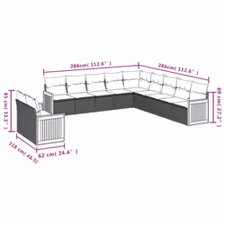 VidaXL 3260207 ensemble de meubles de jardin