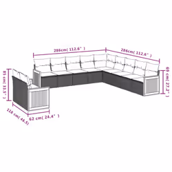 VidaXL 3260210 ensemble de meubles de jardin