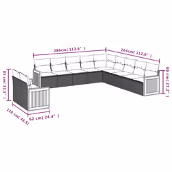 VidaXL 3260218 ensemble de meubles de jardin