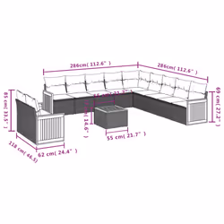 VidaXL 3260219 ensemble de meubles de jardin