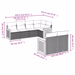 VidaXL 3260222 ensemble de meubles de jardin