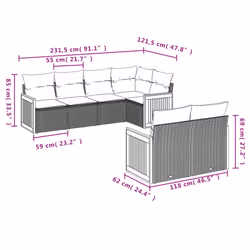 VidaXL 3260225 ensemble de meubles de jardin