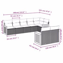 VidaXL 3260232 ensemble de meubles de jardin