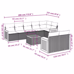 VidaXL 3260238 ensemble de meubles de jardin