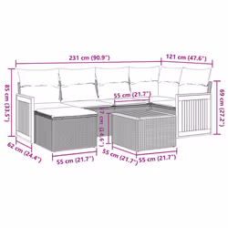 VidaXL 3260264 ensemble de meubles de jardin