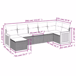 VidaXL 3260274 ensemble de meubles de jardin