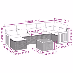 VidaXL 3260277 ensemble de meubles de jardin