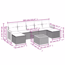 VidaXL 3260312 ensemble de meubles de jardin