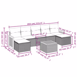 VidaXL 3260319 ensemble de meubles de jardin
