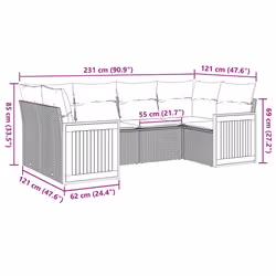 VidaXL 3260344 ensemble de meubles de jardin