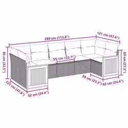 VidaXL 3260350 ensemble de meubles de jardin