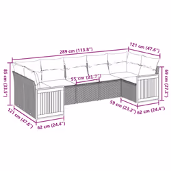 VidaXL 3260352 ensemble de meubles de jardin
