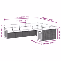 VidaXL 3260392 ensemble de meubles de jardin
