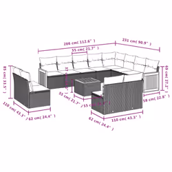 VidaXL 3260551 ensemble de meubles de jardin