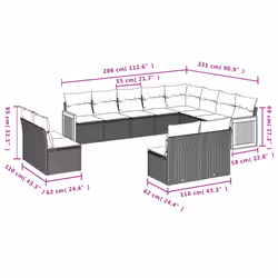 VidaXL 3260553 ensemble de meubles de jardin