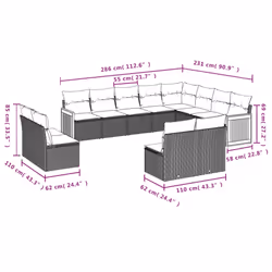 VidaXL 3260554 ensemble de meubles de jardin
