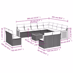 VidaXL 3260557 ensemble de meubles de jardin