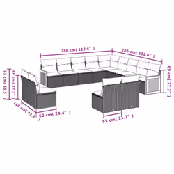 VidaXL 3260565 ensemble de meubles de jardin