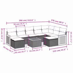 VidaXL 3260630 ensemble de meubles de jardin