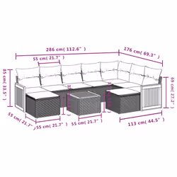 VidaXL 3260631 ensemble de meubles de jardin