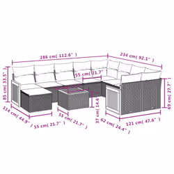 VidaXL 3260641 ensemble de meubles de jardin