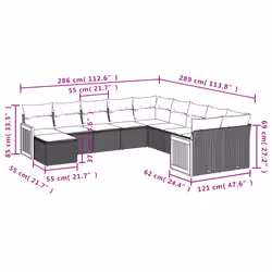 VidaXL 3260649 ensemble de meubles de jardin