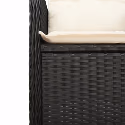 VidaXL 3276982 ensemble de meubles de jardin Noir, Crème - Vue supplémentaire 6