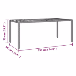 VidaXL 3276982 ensemble de meubles de jardin Noir, Crème - Vue supplémentaire 8