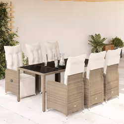 VidaXL 3277213 ensemble de meubles de jardin Beige, Marron