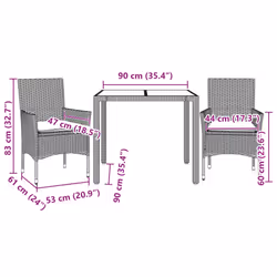 VidaXL 3278537 ensemble de meubles de jardin - Vue supplémentaire 7