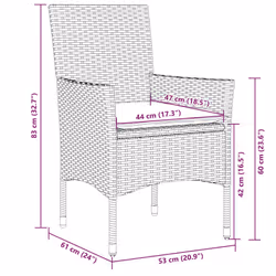 VidaXL 3278573 ensemble de meubles de jardin - Vue supplémentaire 8