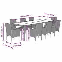 VidaXL 3278591 ensemble de meubles de jardin - Vue supplémentaire 7