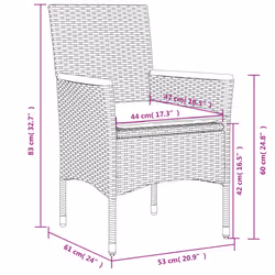 VidaXL 3278639 ensemble de meubles de jardin - Vue supplémentaire 8